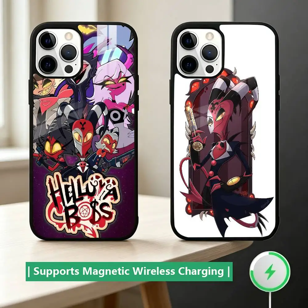 Helluva B-Boss Phone Case For IPhone17,16,15,14,13,12,11 Plus,Pro Supports Magnetic Wireless Charging