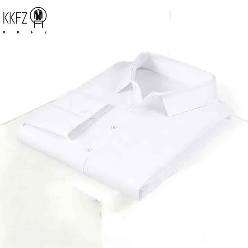 

Men's Navy Blue Long Sleeve Dress Shirt Slim Fit Non-iron Formal Business Button Down Shirt for Office