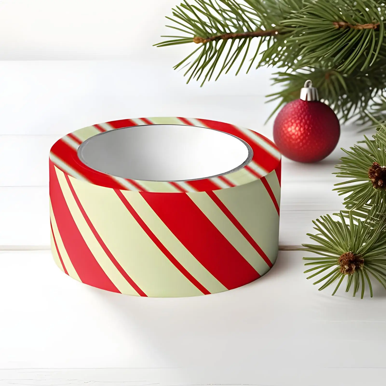 

Лента с предупреждением на Рождество, 16,4 фута, светящаяся в темноте, сезонное украшение, рождественский декор, рулон ленты для планировщиков мероприятий, органайзеры для вечеринок