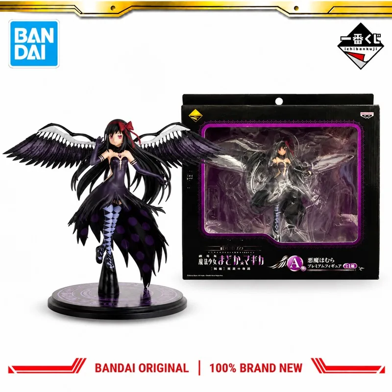 In Stock Bandai Original Ichiban Kuji Madoka Magica Akemi Homura Action Figure Model Doll Brand New Boxed Anime Characters Toys