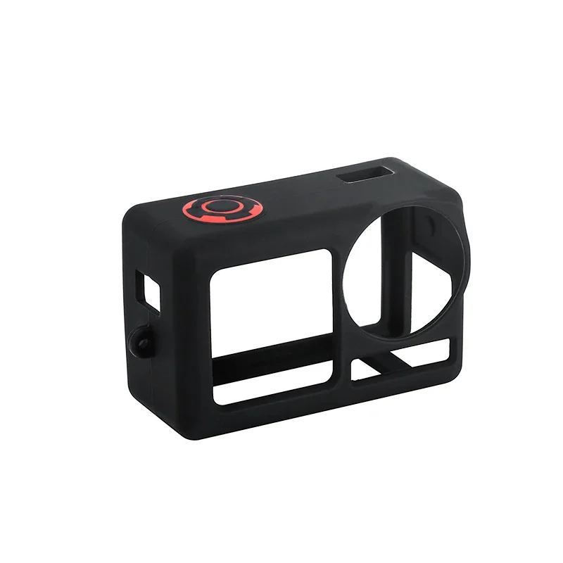 Capa protetora de silicone para dji ação 5 pro capa manga escudo protetor tampa da lente para dji ação 5 pro acessórios da câmera