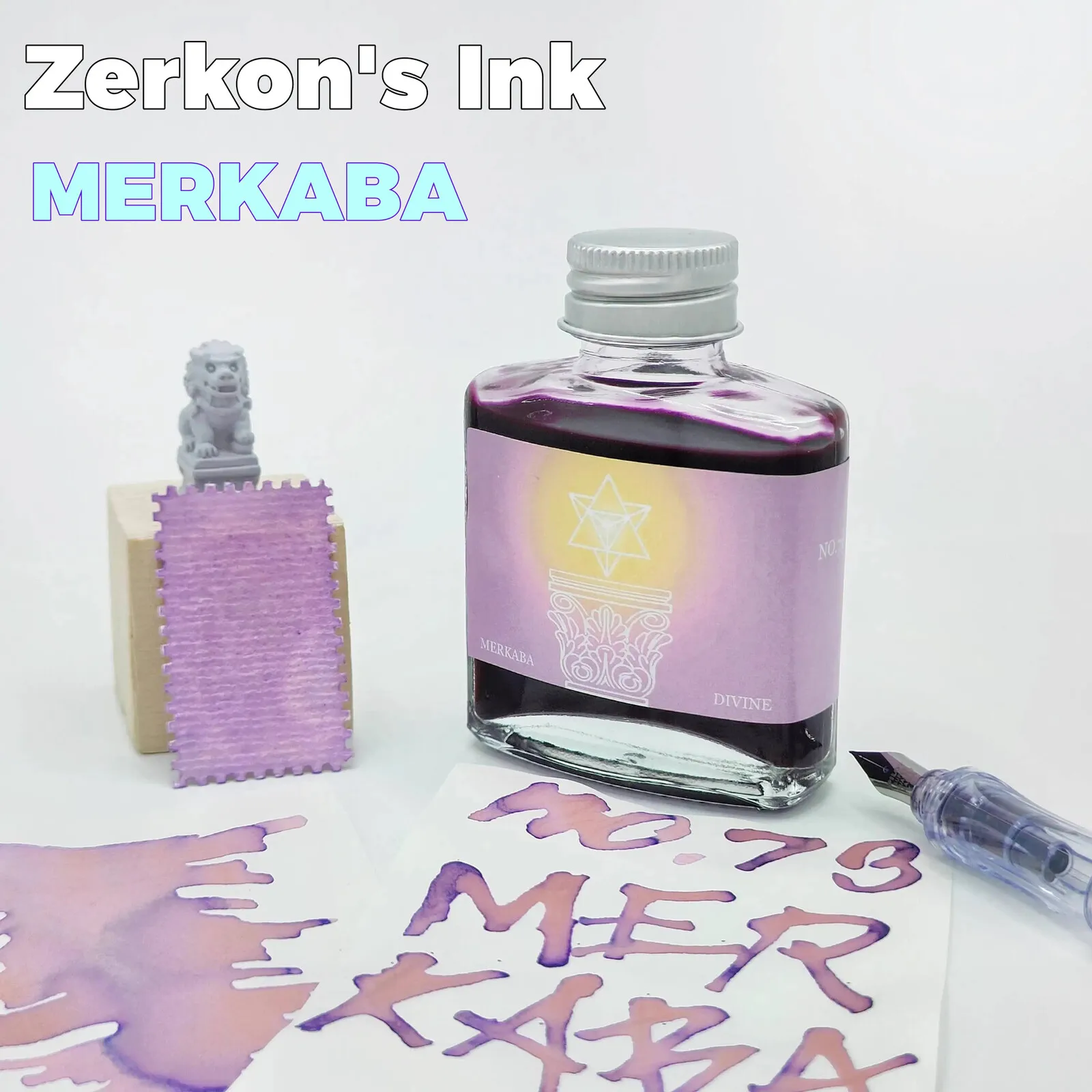 

zerkon's ink NO.73[MERKABA], shading sheen Stationery Ink
