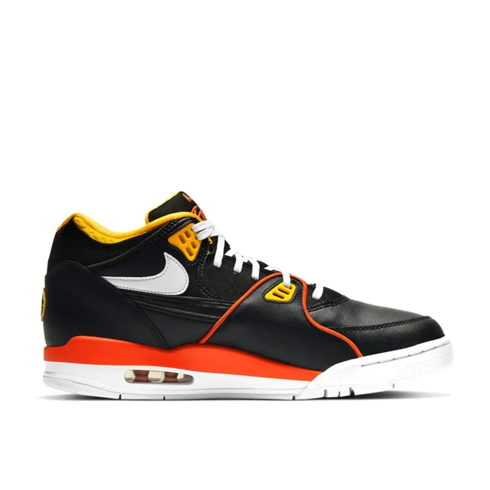 Nike New Arrival FLIGHT LEGACY Man sneakers Original summer lightweight cushioning basketball shoes part of the leather surface