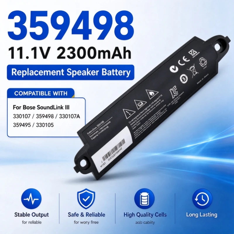 359498 Battery 2300mAh for Bose SoundLink III 330107A 359495 330105 412540 414255 for Soundlink Bluetooth Speaker II 404600