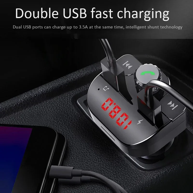 G15 Handsfree Call Car Dual USB Port Charger Wireless Bluetooth Mp3 Music Stereo