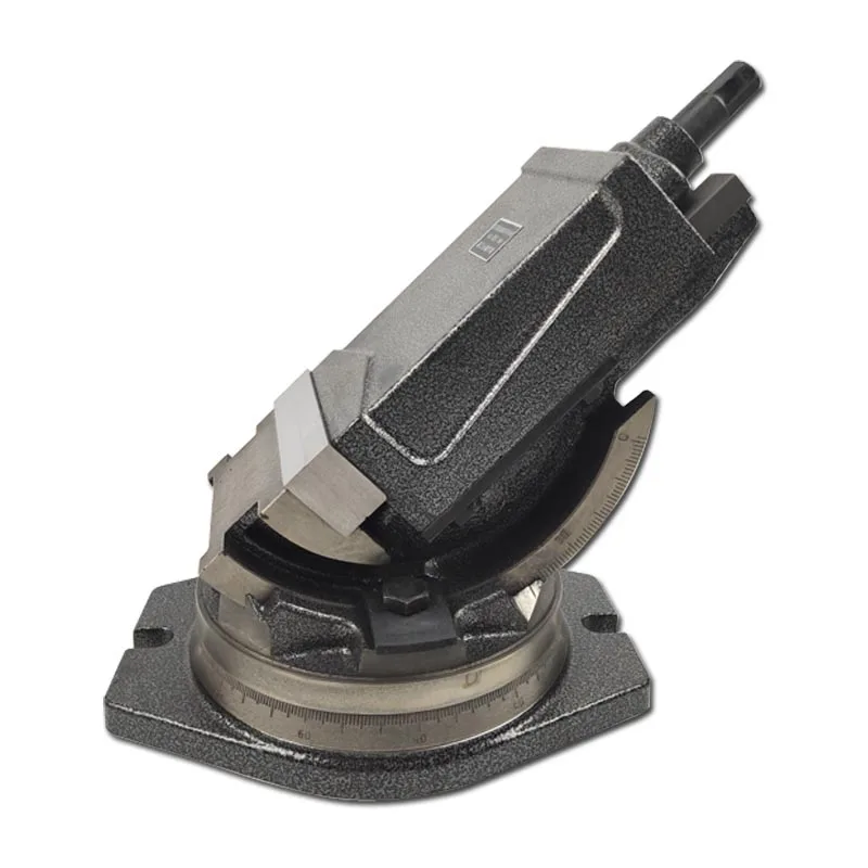 Universal precision tool vise with rotating base / precision universal vise for milling machine
