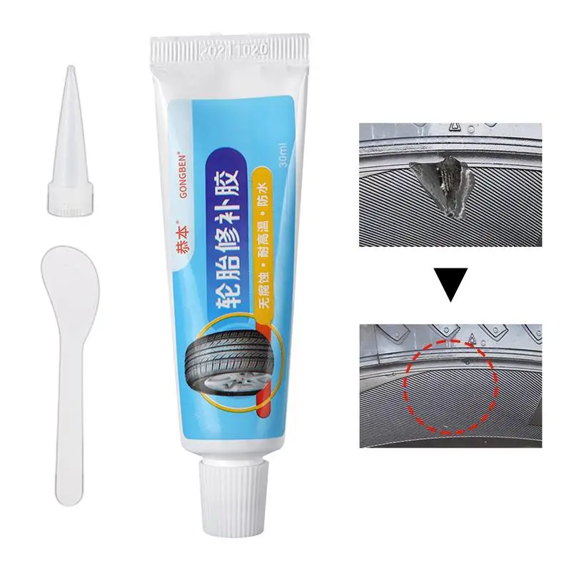 

30ml Car Tire Repair Glue Instant Repair Bonding Versatile Use Auto Accessories Auto Glue For Rubber Edge And Tube Repair