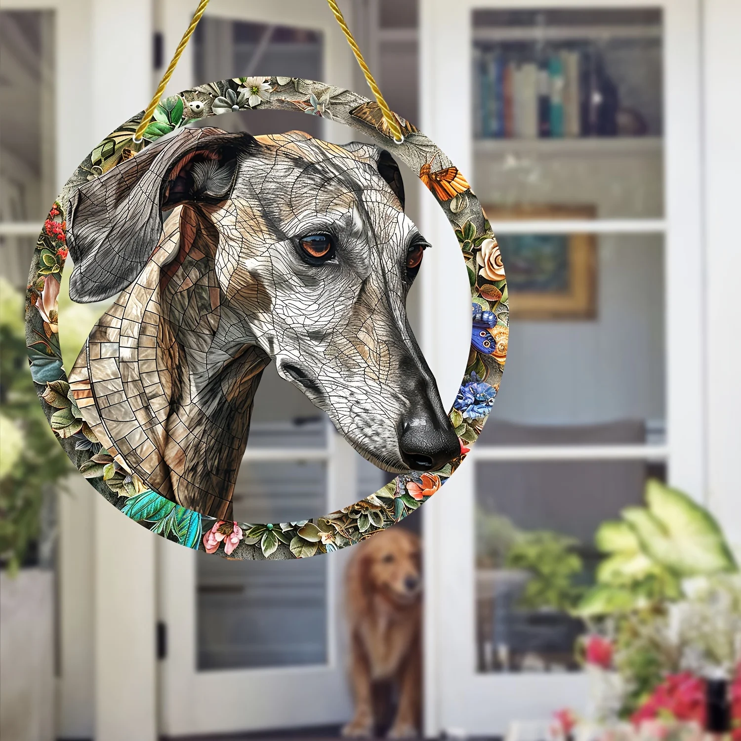 Spanish Greyhound Sun Catcher - 8