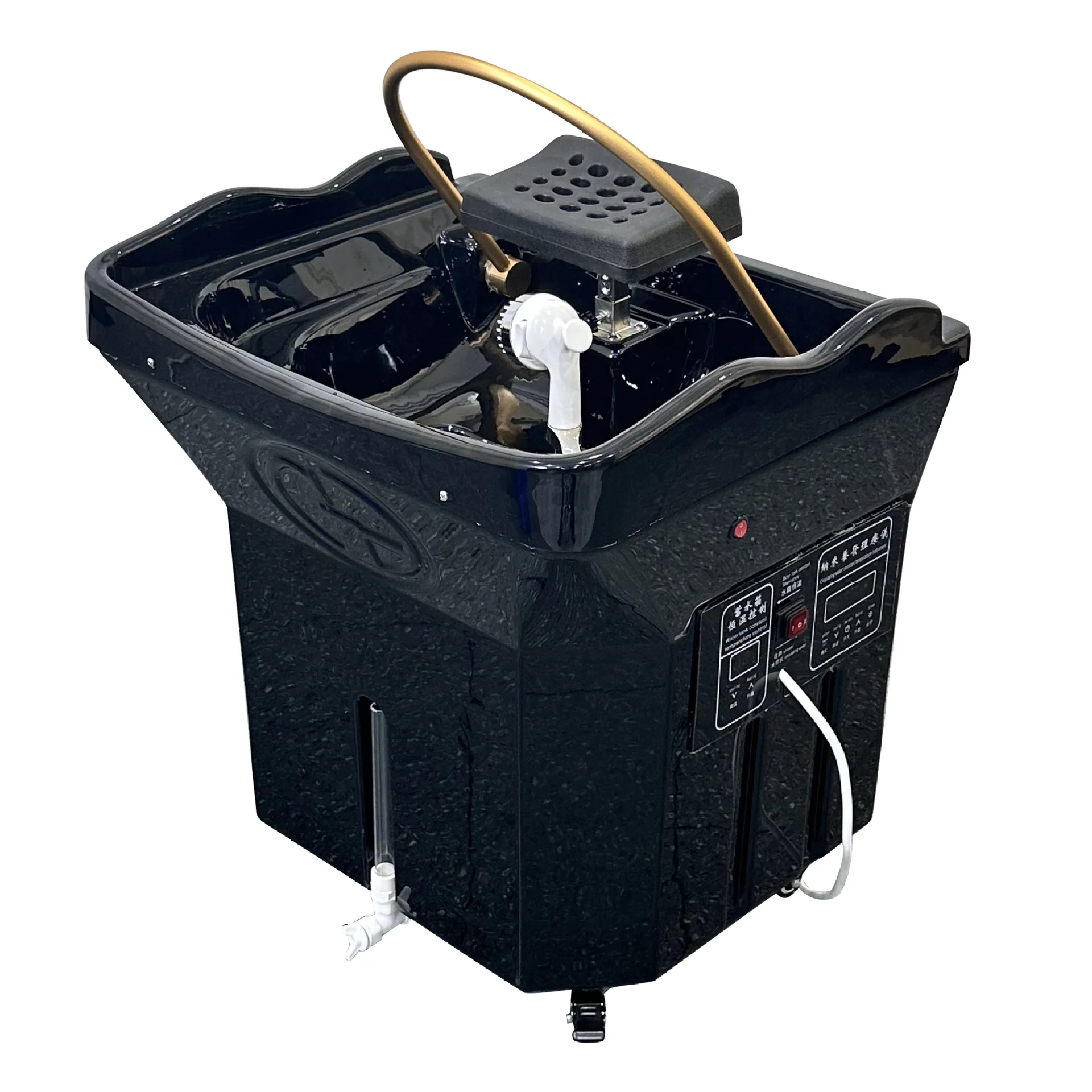 

Head therapy shampoo bed water circulation fumigation movable head therapy shampoo basin for beauty salon use