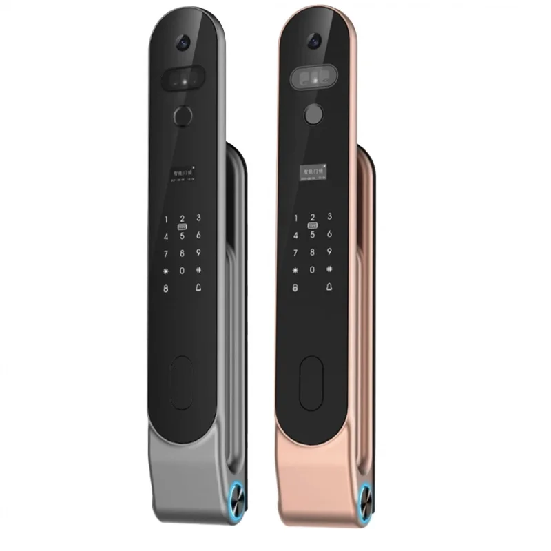 

Tuya Wi-Fi Furniture With 3D Face & Fingerprint ID Camera App-Biometric Smart Lock For Glass Door