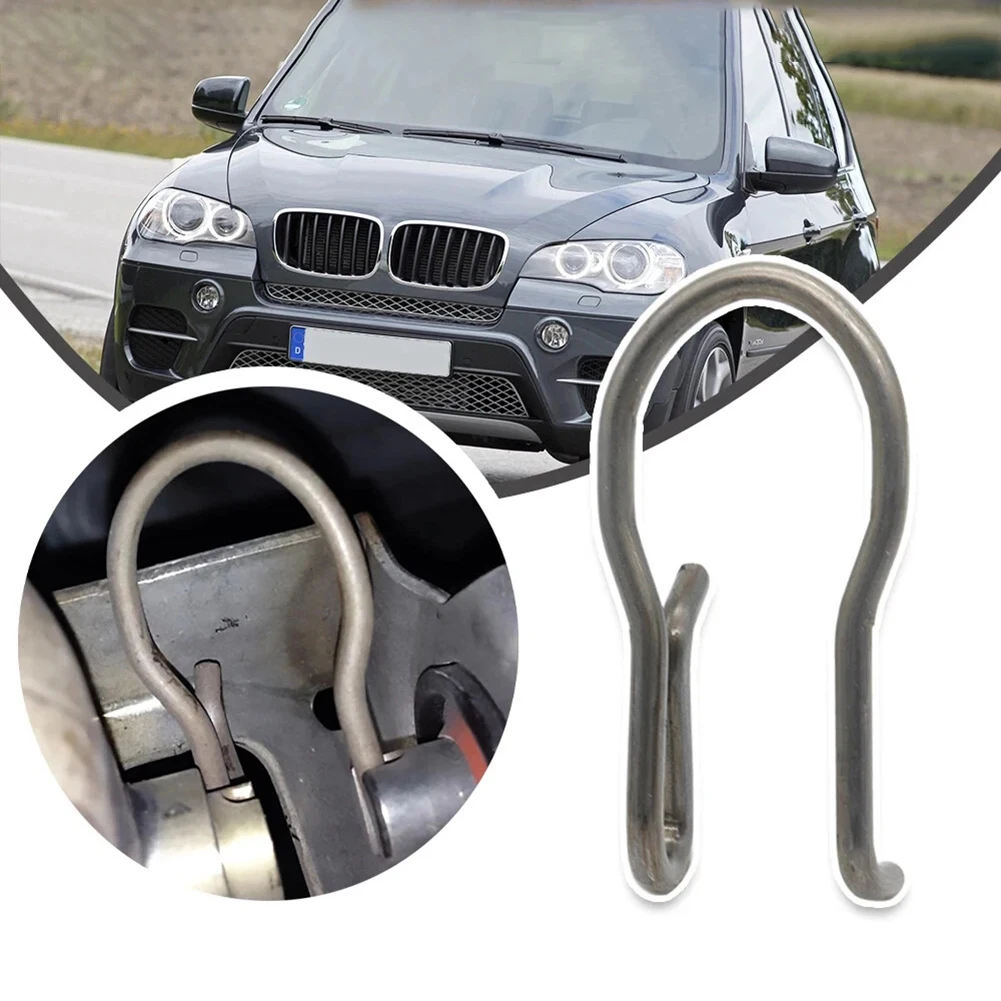 1 قطعة سيارة الإلكترونية العادم المحرك رفرف صمام الربيع كليب لسيارات BMW 1/2/3 العادم رفرف صمام التحكم المحرك كليب