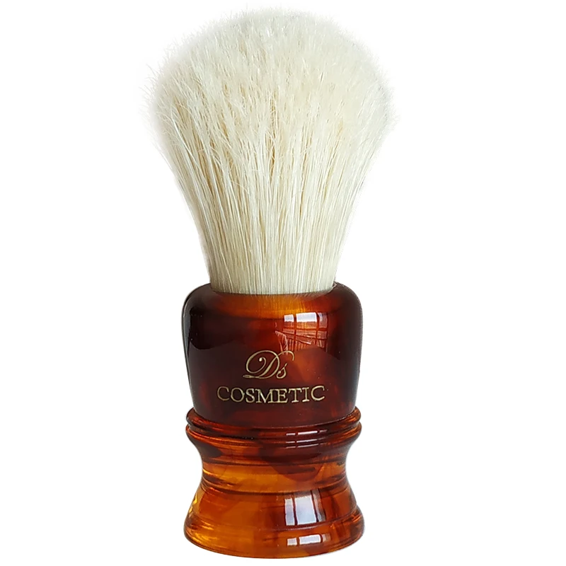 Dscosmetico 22mm pennello da barba in setola di cinghiale plisoft buona spina dorsale e spazzola da barba per capelli morbidi