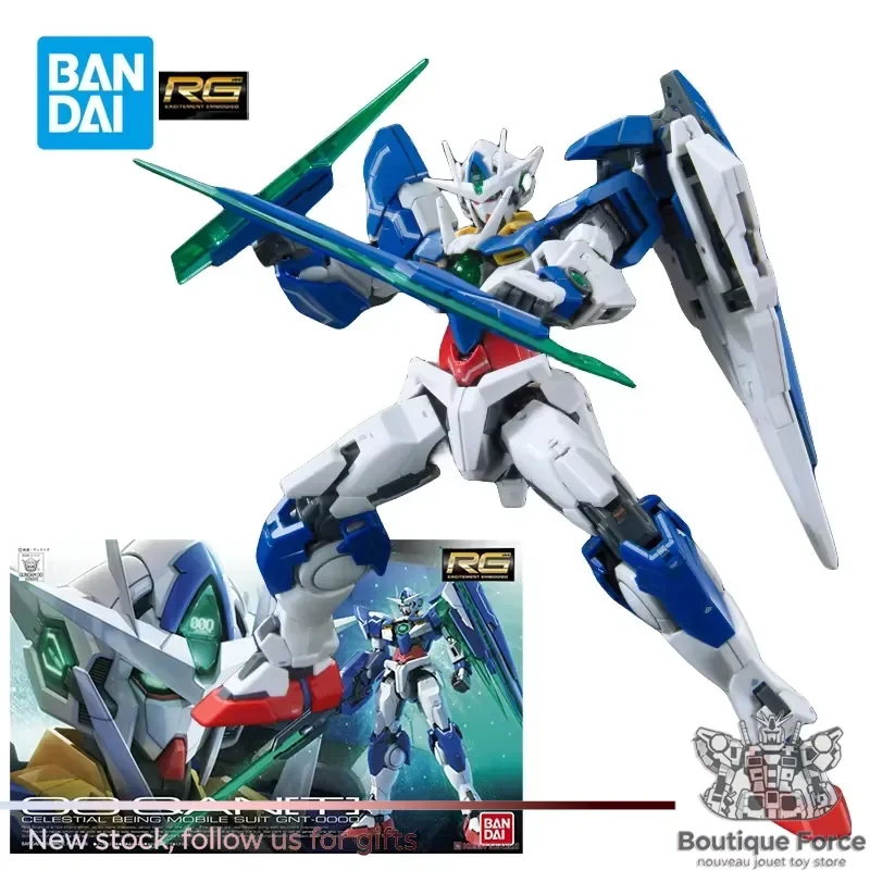 

Bandai Gundam 00 QAN T Action Figure Mobile Suit Gunpla Plastic Model Kit Toy Collectible for Boys Fans Gifts