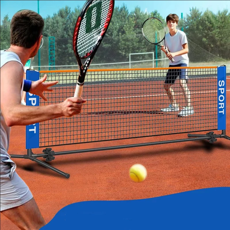 Portable Professional Badminton Net Standard Indoor/Outdoor Sports Training Netting for Volleyball Tennis & Square Net Practice