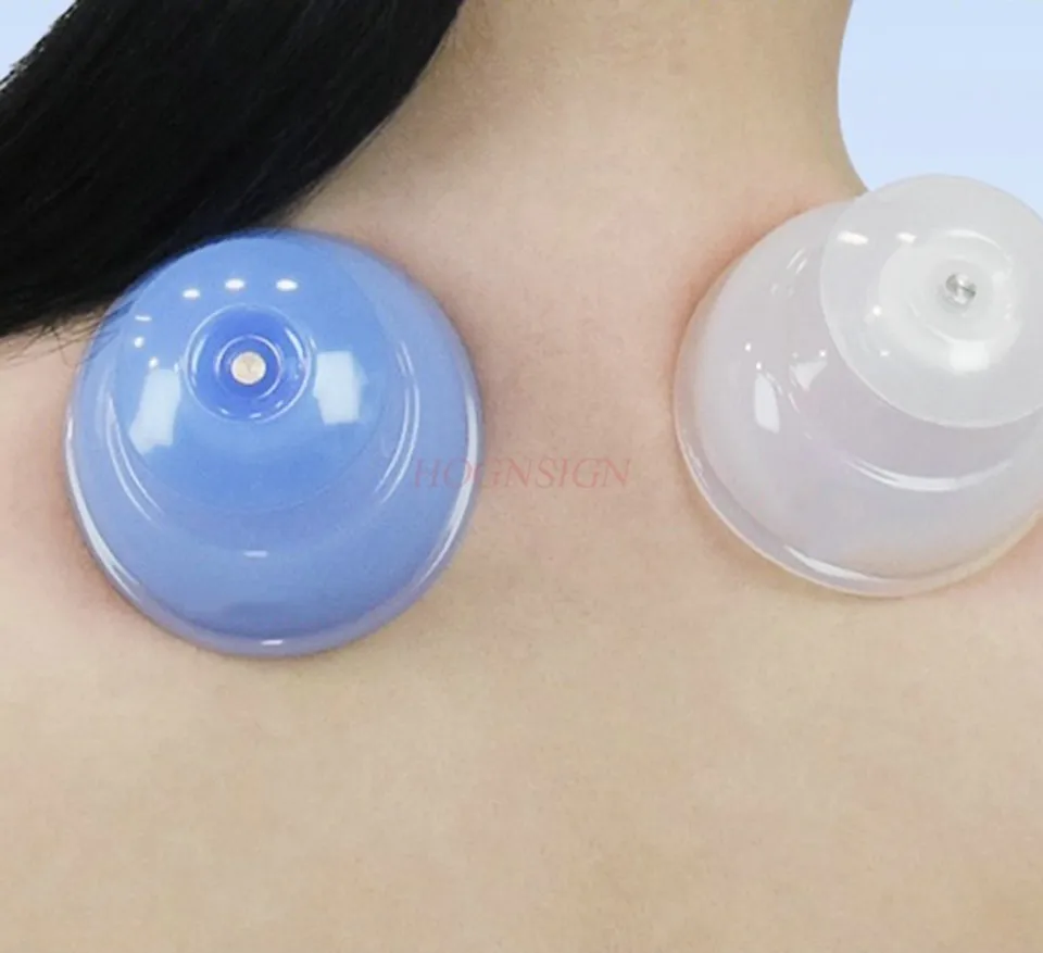 

4pcs Muscle fascia canister, silicone canister, easy to use soft canister, home cupping therapy, massage