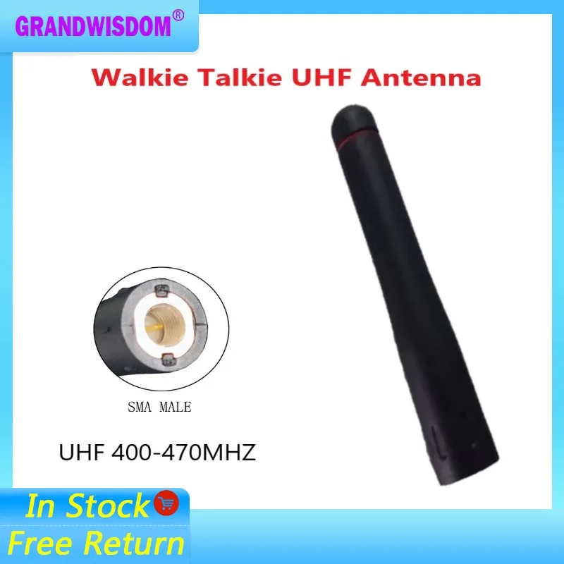 2p UHF antenna SMA Male Connector antena for 400-470mhz walkie taIkie directional waterproof antennas wireless