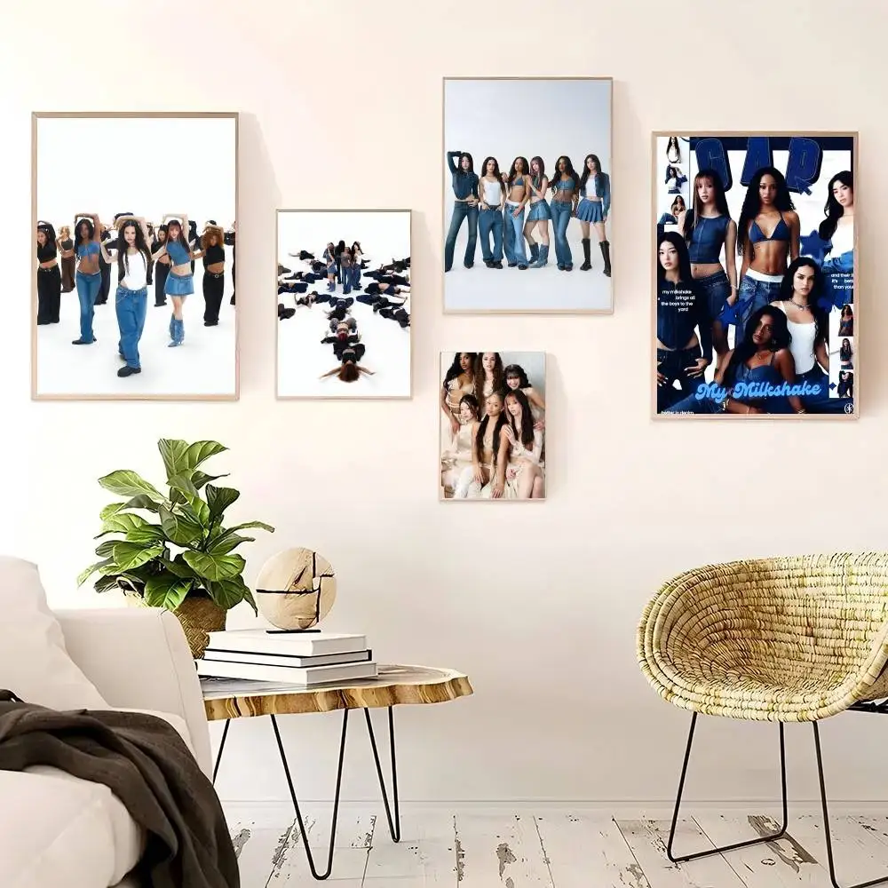 Korea Kpop Band K-Katseye Wall Art For Kitchen Decor, Poster Prints Home Decoration