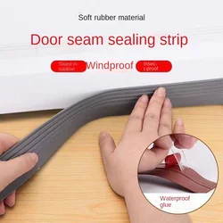 100cm Silicone Door Draught Excluder Door Bottom Sealing Strip Tape Weatherstrip Waterproof Wind Proof Sound Insulation Tape