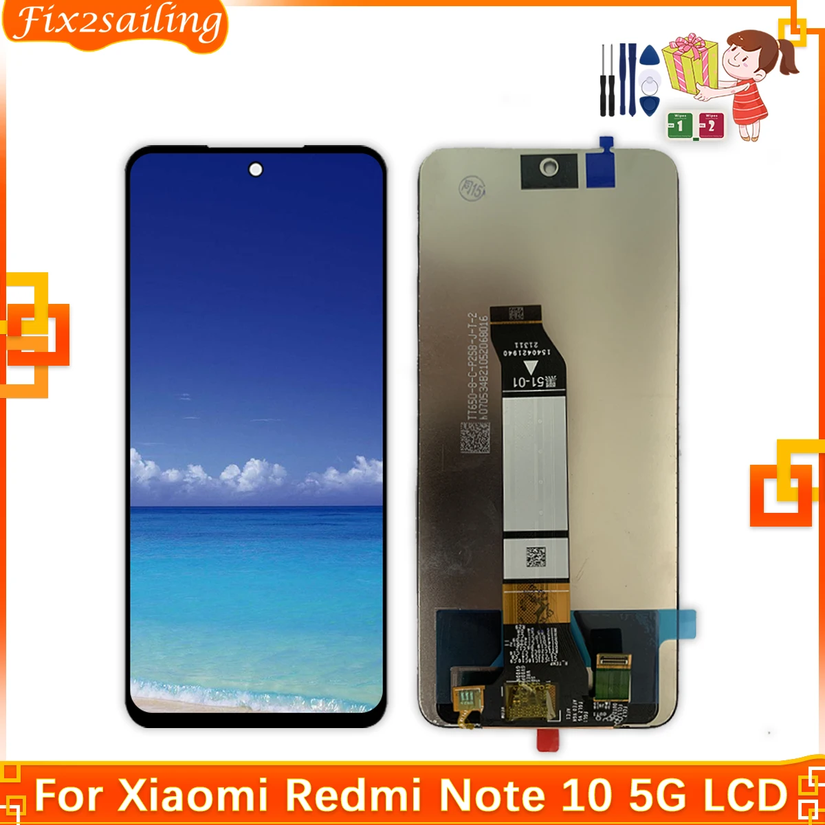 استبدال شاشة LCD بحجم 6.5 بوصة لجهاز Redmi Note 10 5G – تقييم شامل ودليل عملي للاستخدام الفعّال