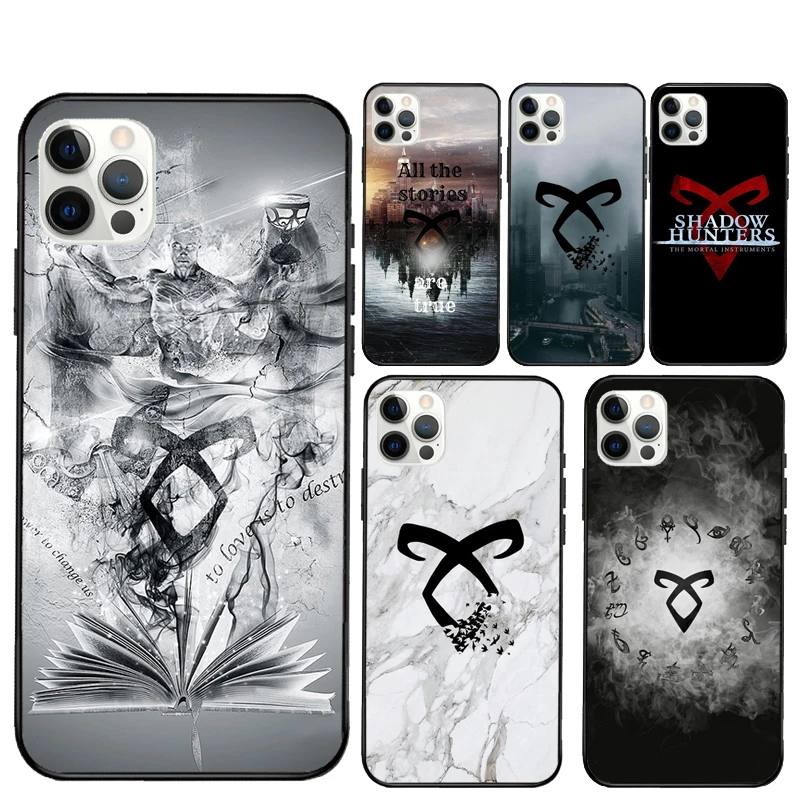 Funda de teléfono Shadowhunters Tv Show para iPhone 14 15 16 Pro Max 12 13 Mini 11 Pro Max XR 15 16 Plus 16e