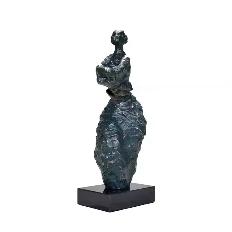 Modern Bronze Abstract Statue Sensation Design for Indoor & Outdoor Decor Custom Collection