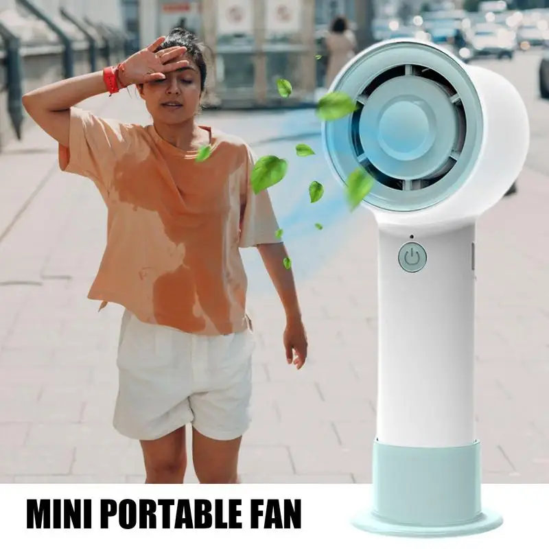 Mini Personal Fan Brushless Personal Cooling Desktop Fan Portable Hand Fans Battery Operated Small Fan With 3 Speeds For Men