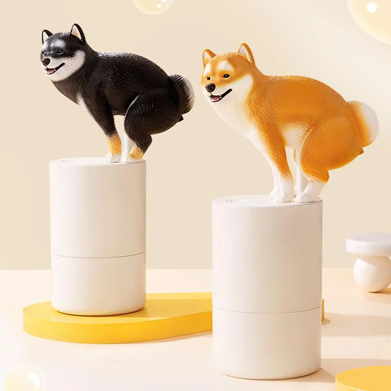 Automatic Soap Dispenser Cute Shiba Inu automatic sensing foam hand soap dispenser Touchless Waterproof Bathroom Accessories