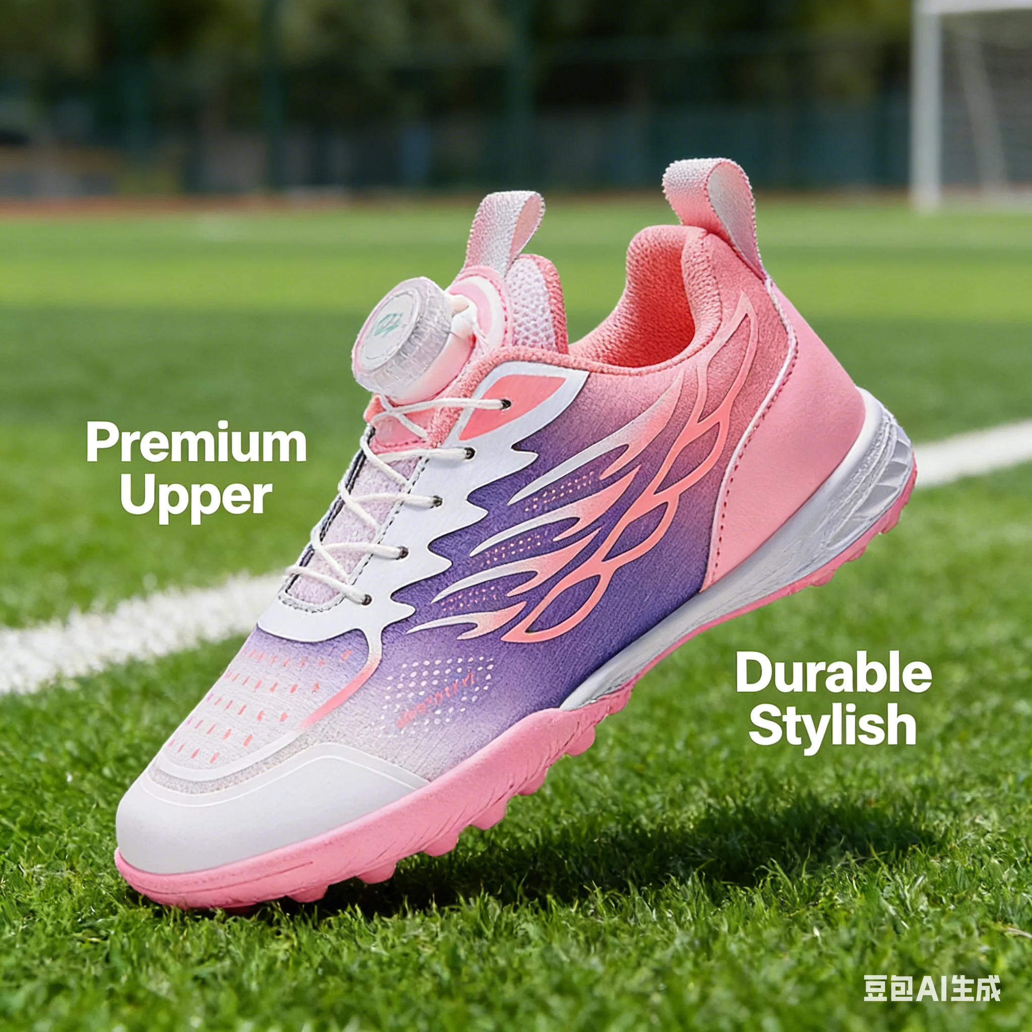 

Girls Professional Society Football Boot Outdoor Sports School Field Training CourtChildrens Football Shoes for Kids Court Cute