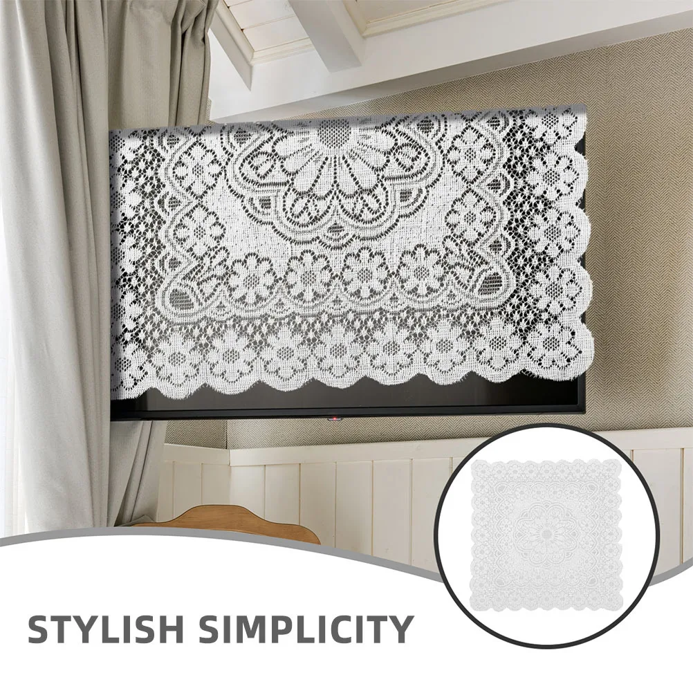 Small Square Lace Tablecloth For Kitchen Appliance Dust Protector Bread Machine Microwave Rice Cooker Toaster Cover Home