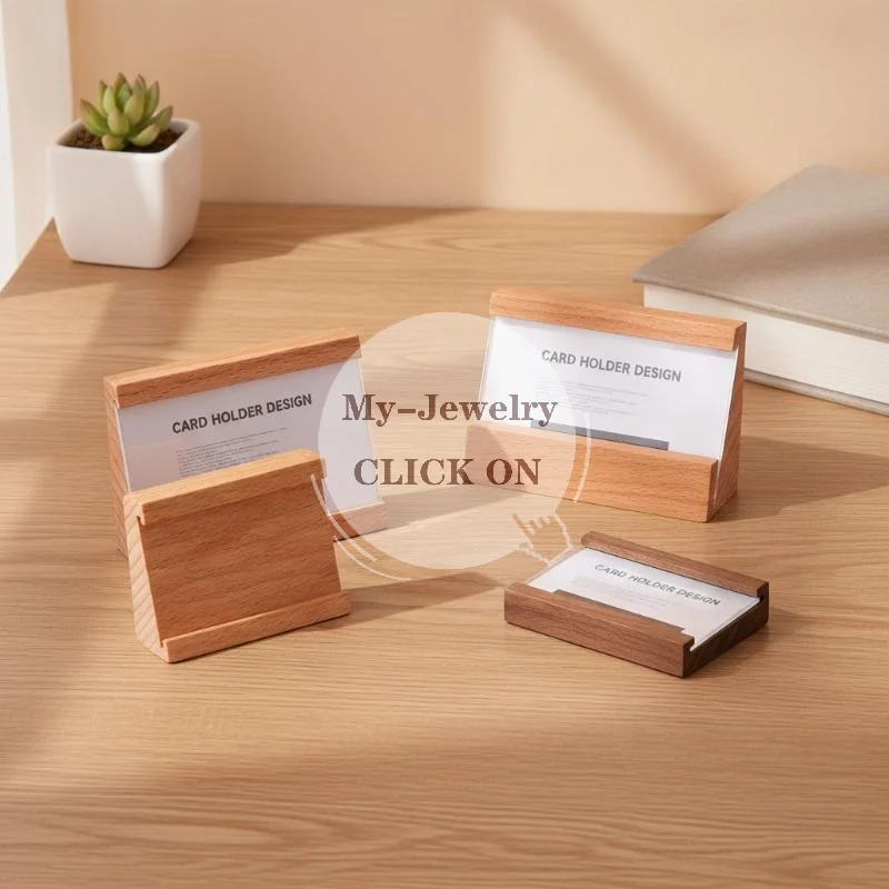 70x40mm Clear Acrylic Display Stand Wood Price Label Tag for Table Menu Name Card Birthday Party Place Sign Decor