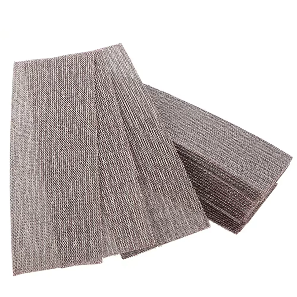 

50PCS 70x198mm Mesh Abrasive Dust Free Sanding Discs Hook & Loop Anti-Blocking Net Sandpaper 80-800 Grit for Car Drywall Metal