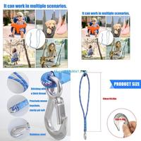 R53F Reliable Outdoor Hammock Attachment Rope 150cm for Tree Hanging Chair Camping & Backyard Relaxation and Playgrounds Use