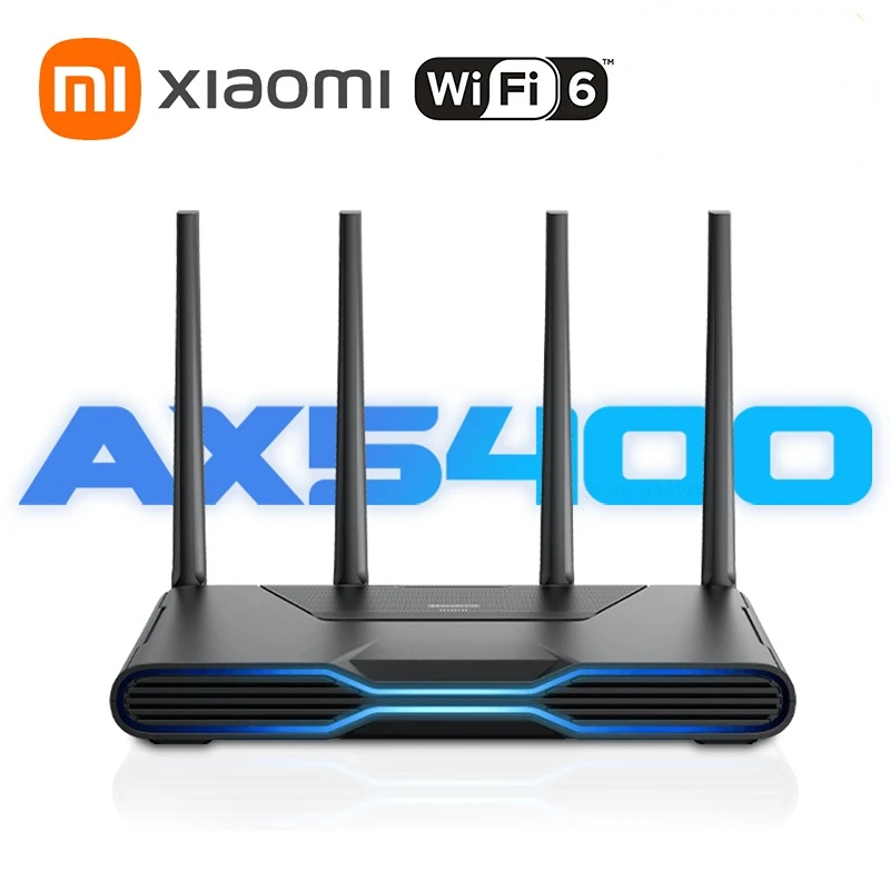 

Xiaomi Redmi Router AX5400 WiFi 6 VPN Mesh Repeater 2.5G Network Port OFDMA MU-MIMO 512MB Qualcomm Chip Signal Booster PPPOE