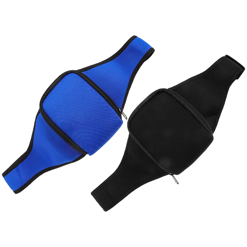 

2 Pcs Microphone Belt Pack Waist Pocket Carry Pouch Case Neoprene Bag Portable Headset