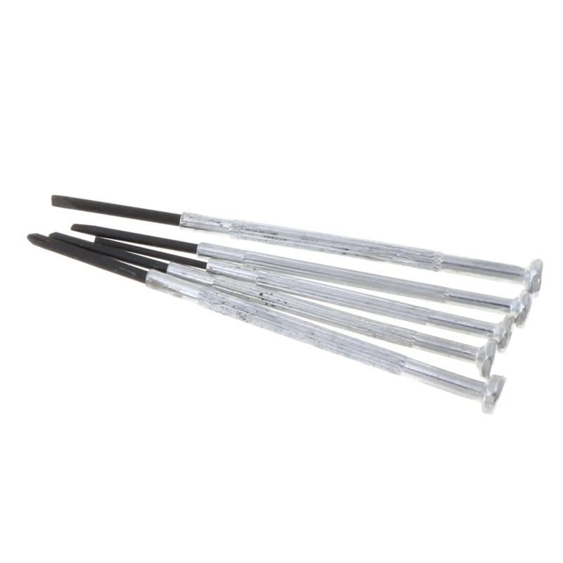 F92C 5pcs/مجموعة دقة مفك البراغي المجوهرات المجهرية الصغيرة أدوات صانعي الساعات