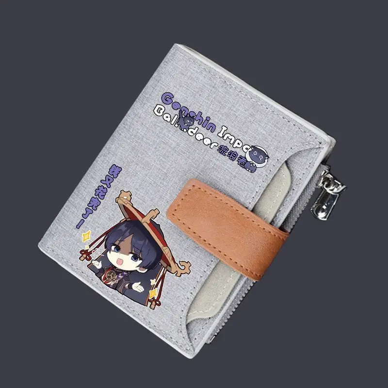 

Anime Game Genshin Impact Scaramouche Merchandise For Men And Women, Student Trendy Brand, Multi-Card Slot Canvas Personalized C