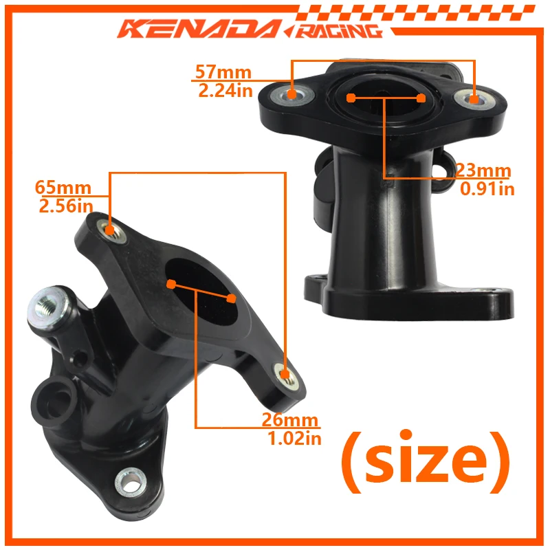Intake Manifold Inlet For  Srl115 z zr Lagenda Jupiter Z1 Vega Zr  Force 1 Zr Fi
