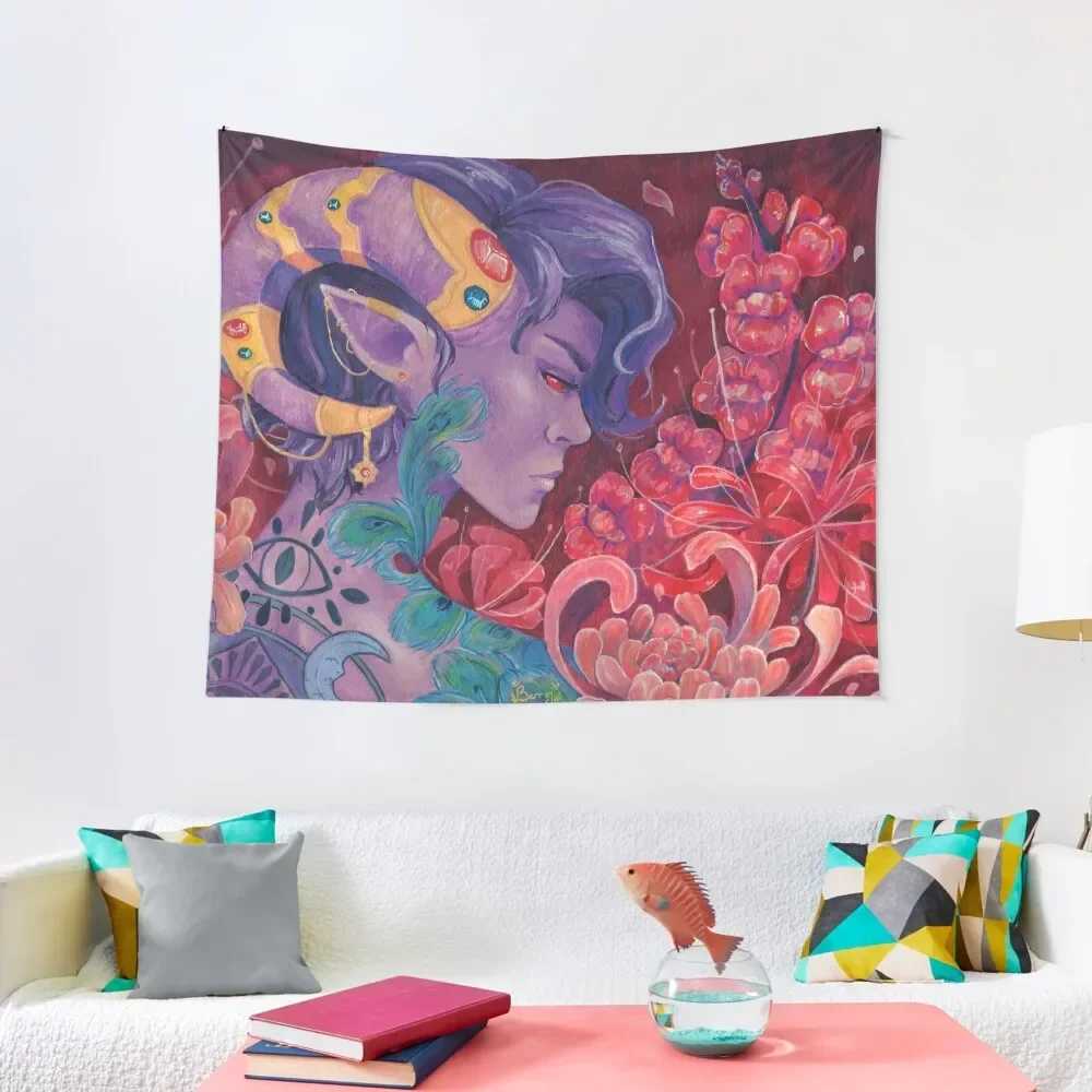 

Mollymauk Tealeaf - Eyes Never Shut Tapestry Wall Carpet Room Decoration Aesthetic Decorative Wall Mural Tapestry