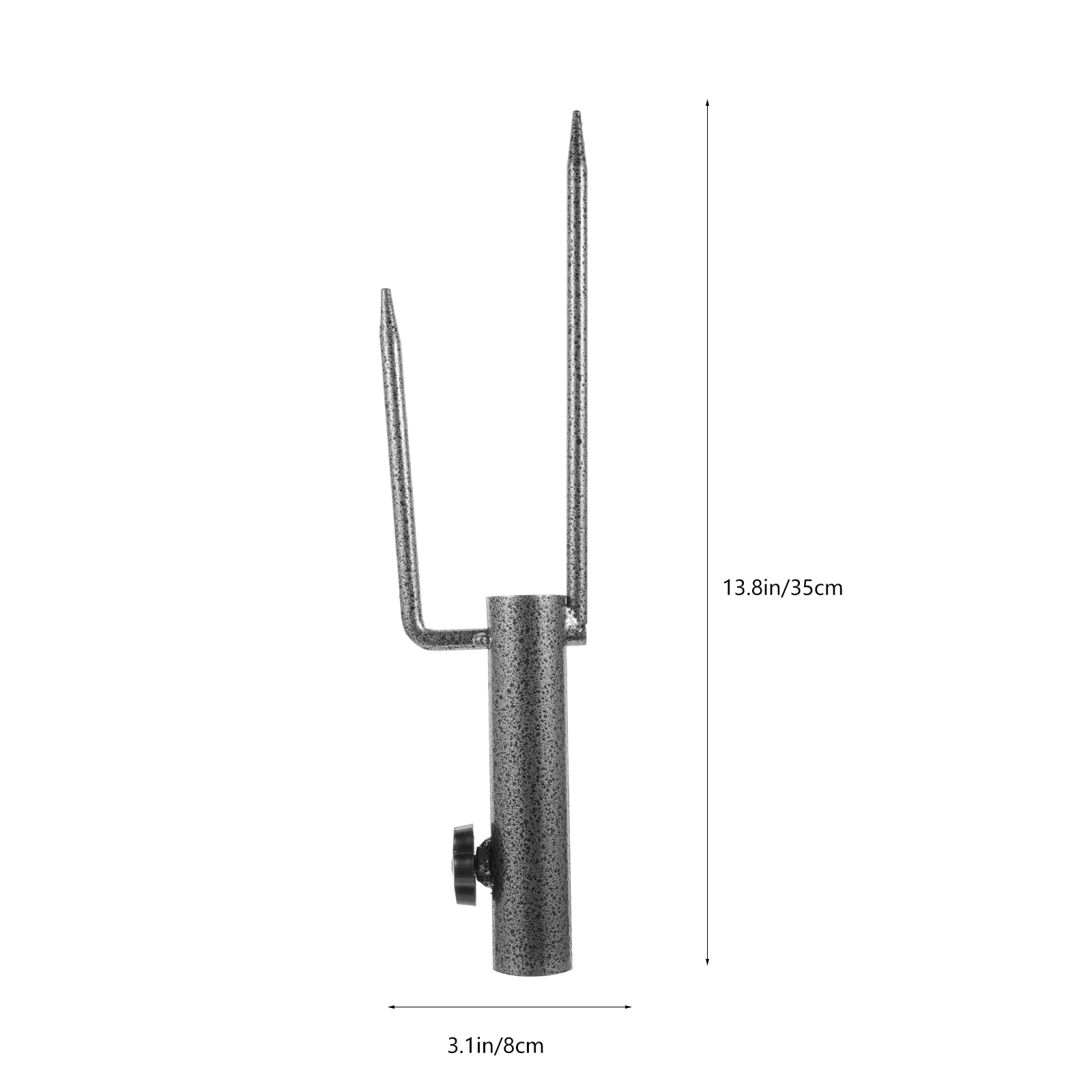 Âncora de guarda-chuva resistente portátil, base de praia, suporte ao ar livre, suporte do ponto, bandeira do metal, jardim, aço