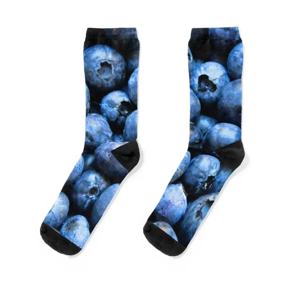 Blueberries Socks Rugby warm winter new in's Non-slip Girl'S Socks Men's