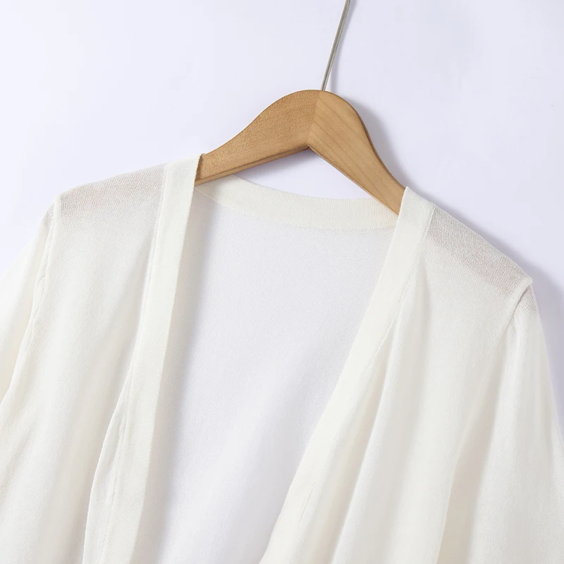 Sun Protection Cover Ups Women Short Sleeve Shrug for Dresses Thin Summer Bolero Cardigan Knit Outerwear Shirt Loose Ethereal