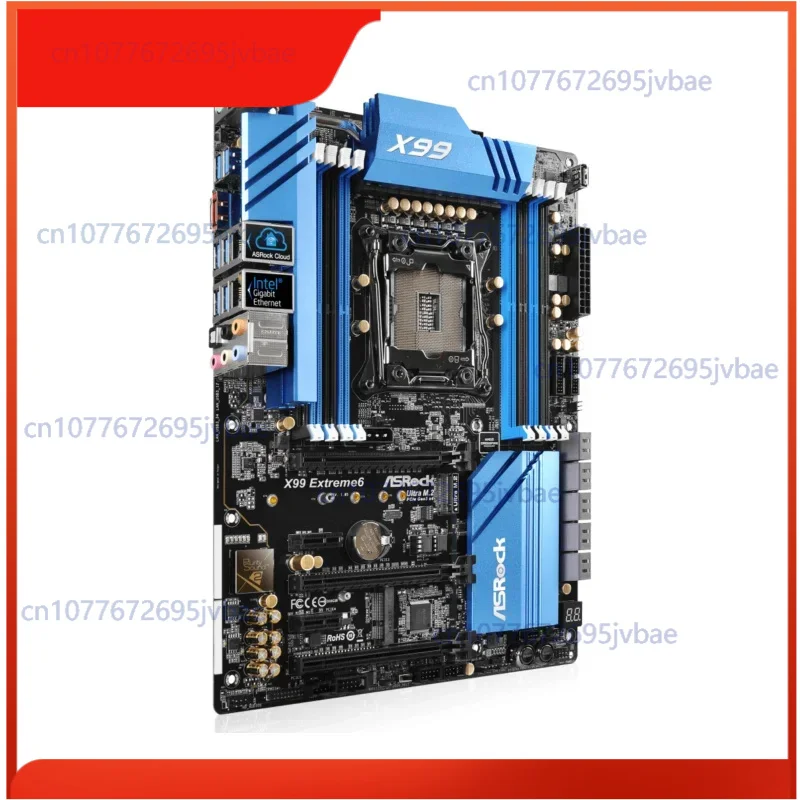 Материнская плата для ASRock X99 Extreme 6, Intel X99 DDR4 LGA 2011-3 M.2 ATX CMOS USB 3.1