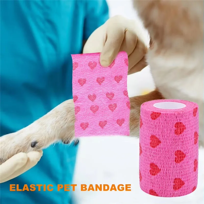 Breathable Elastic Tape Pet Self Adhesive Bandage Wrap Feet with Anti Dirt Bandages Elastic Ankle Protection Finger Knee Bandage