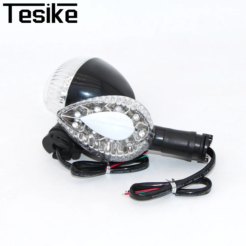 Luz LED de Señal de Giro para Motocicleta, Lámpara Indicadora de Advertencia, Decoración de Señal de Giro para YAMAHA FJ09 WR250X XSR900 FZ16, Pieza de Repuesto