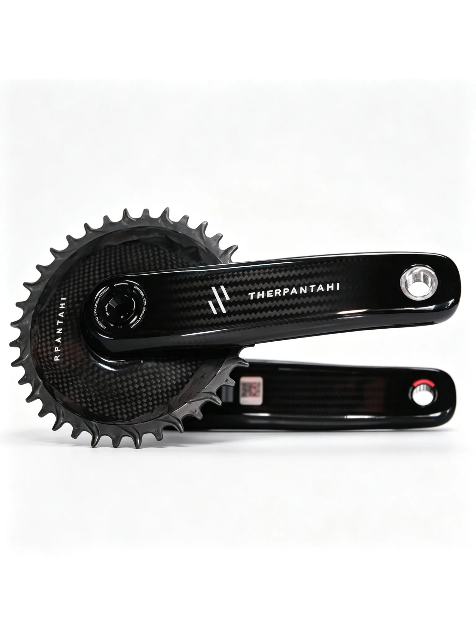 3-Bolzen-Mountainbike-Kurbelgarnitur aus Carbon, 32T-38T, Kettenblatt mit positiven/negativen Zähnen, MTB, 24 mm, Titan-Alex-Kurbel, kompatibel mit SRAM