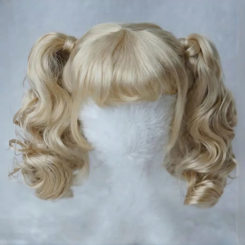 

Парики для кукол Jusuns JD308 Прекрасный волнистый хвостик Синтетический мохеровый парик BJD 1/6 1/4 1/3 Blythes QBaby Pullip Аксессуары для кукол