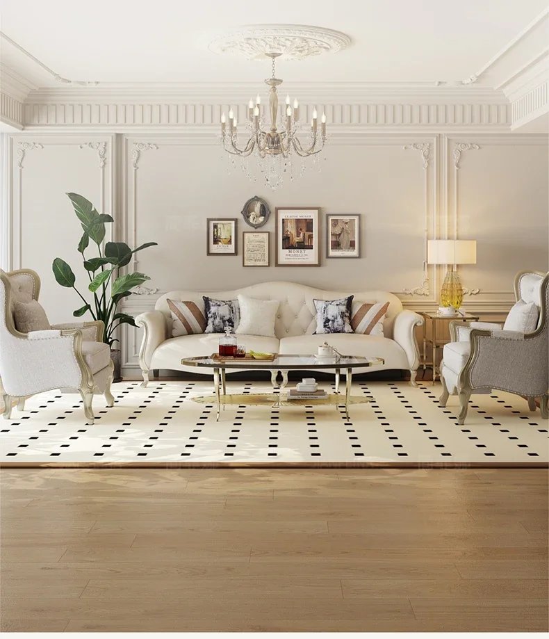 White Vintage Living Room Sofas Leather Modern Luxury Boneless Living Room Sofas Floor Sectional Divano Soggiorno Furniture Home
