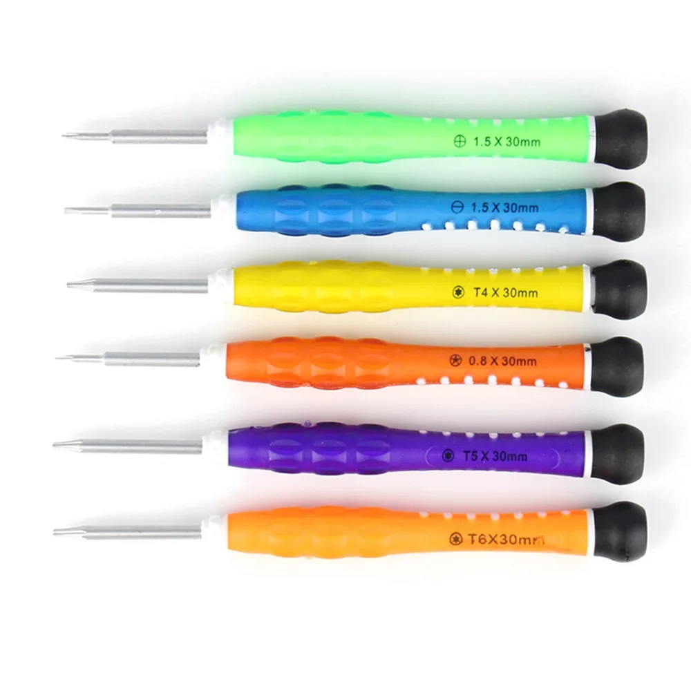 6 in 1 Multi Functional Screwdriver Set Phone Laptop Glasses Repair Screw Driver Kit SD007