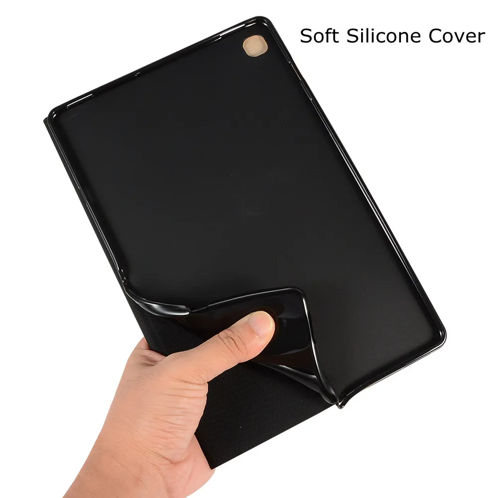 Carton Painted Leather Case For Samsung Galaxy SM P610 P615 Smart cover For Samsung Galaxy Tab S6 Lite 10.4 inch Case + Film