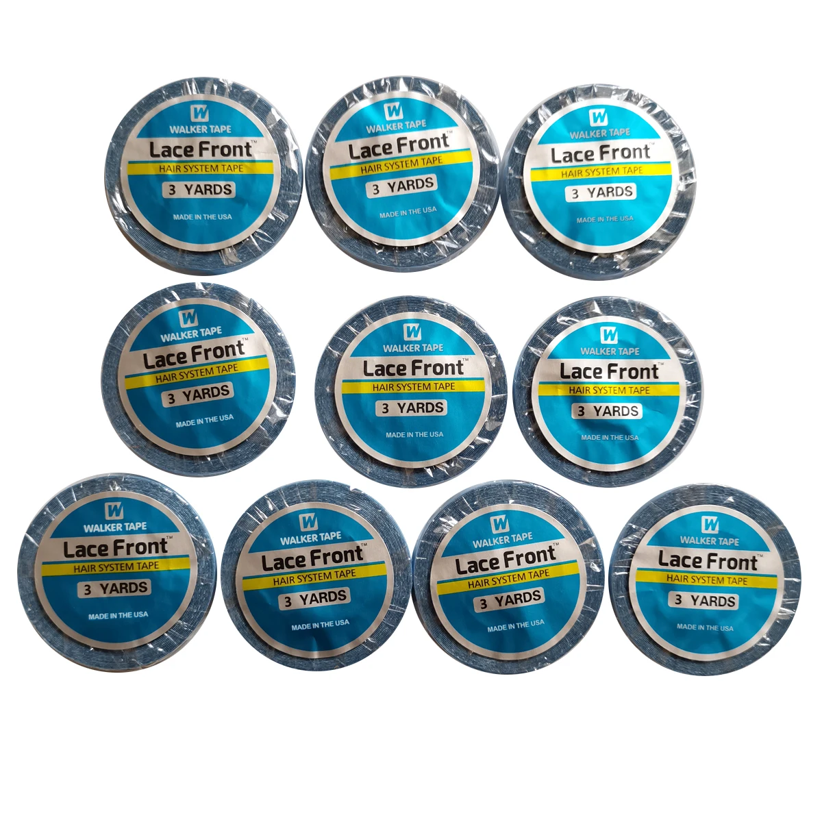 

1Roll 0.8 CM*3 Yards Hair Extension Tools Blue Strong Hair System Wig Tape Invisible Waterproof Double Side Super Tape